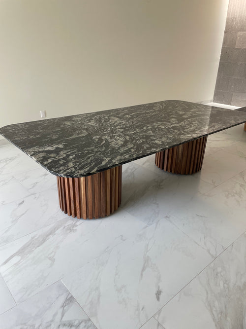 Comedor Coronel rectangular Granito Negro Indiano