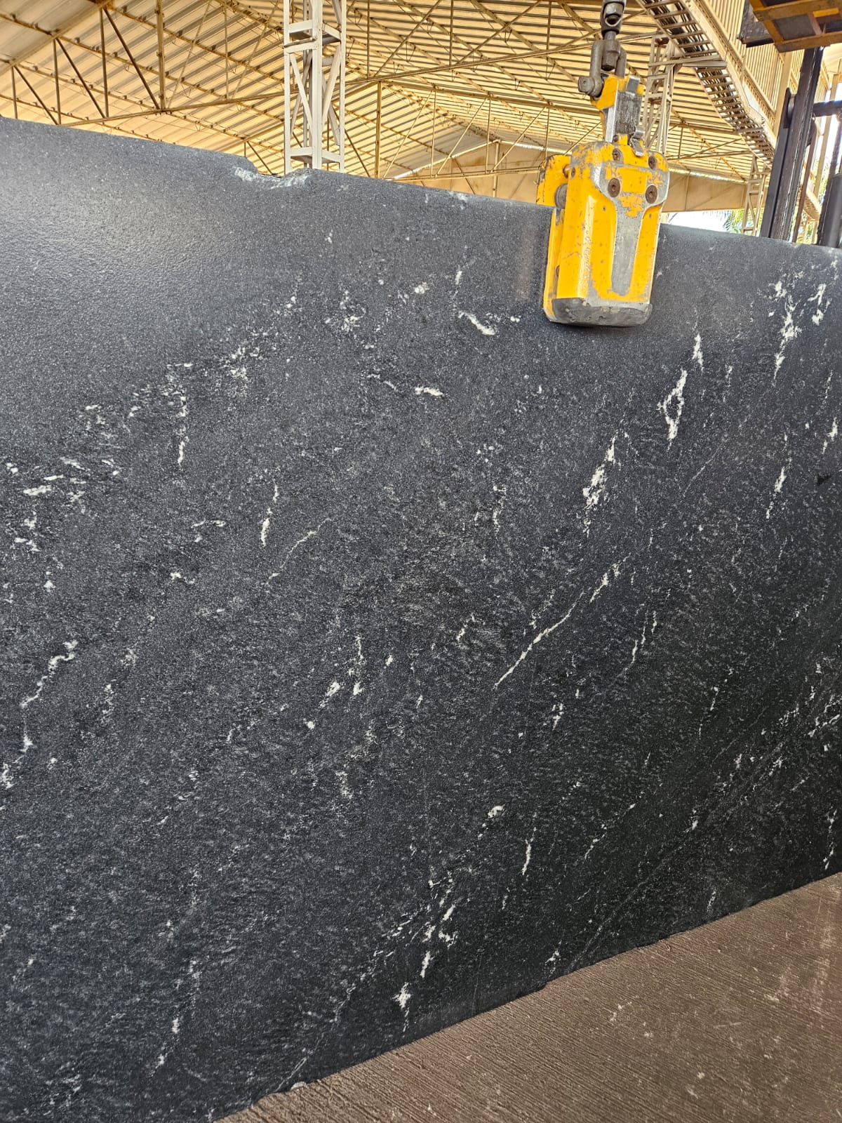 Granito Negro Via Lactea Leather