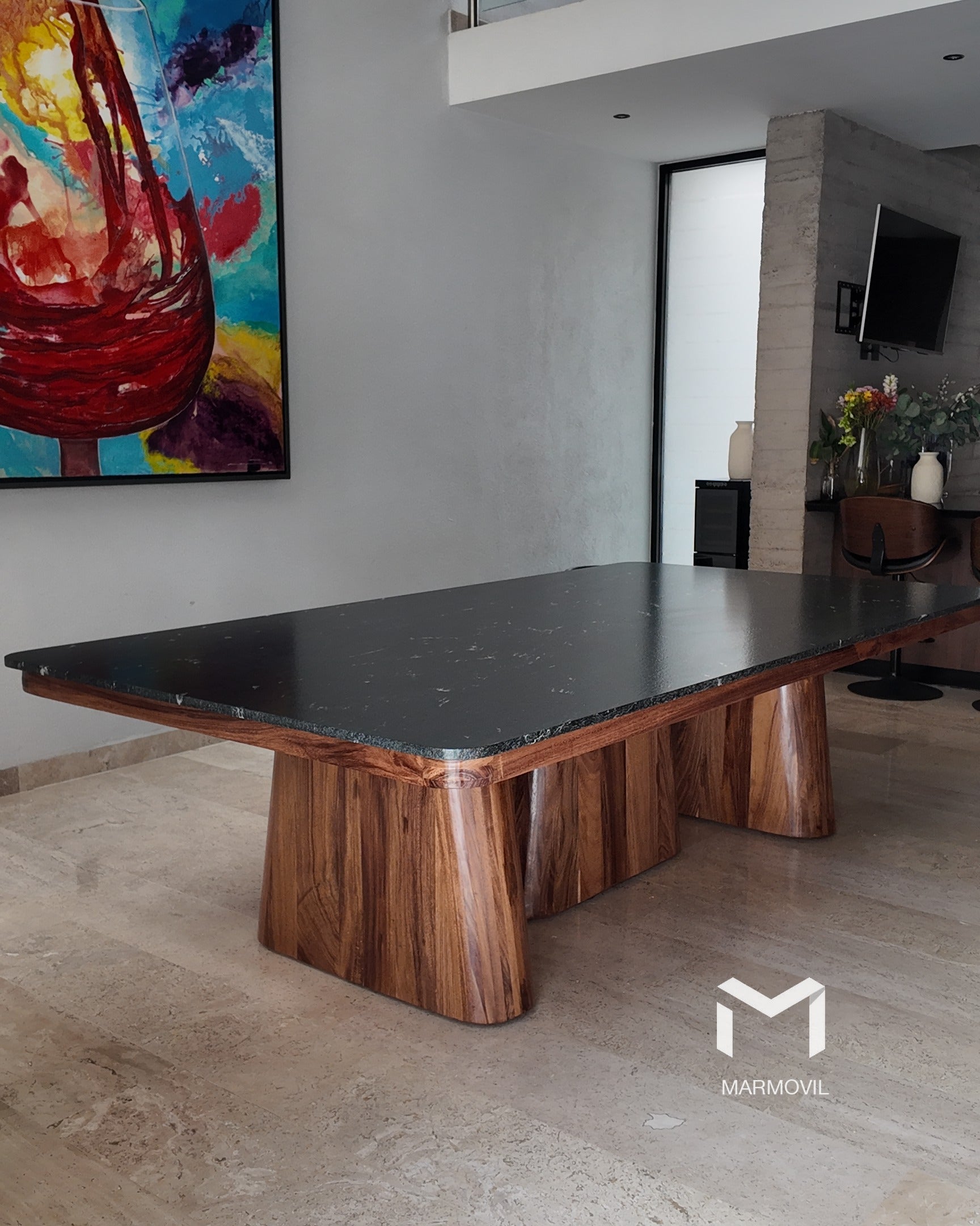 Toscana  Via Lactea Leather Faldon Madera