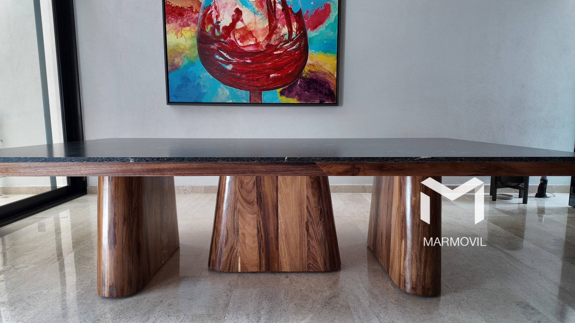 Toscana  Via Lactea Leather Faldon Madera